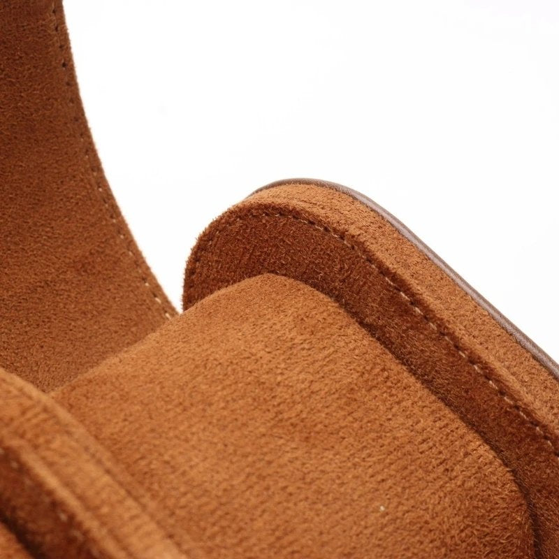 foto aproximada veludo camurça italiano porttare fabbricantti